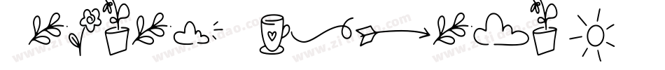 Fantasy Clipart 2字体转换